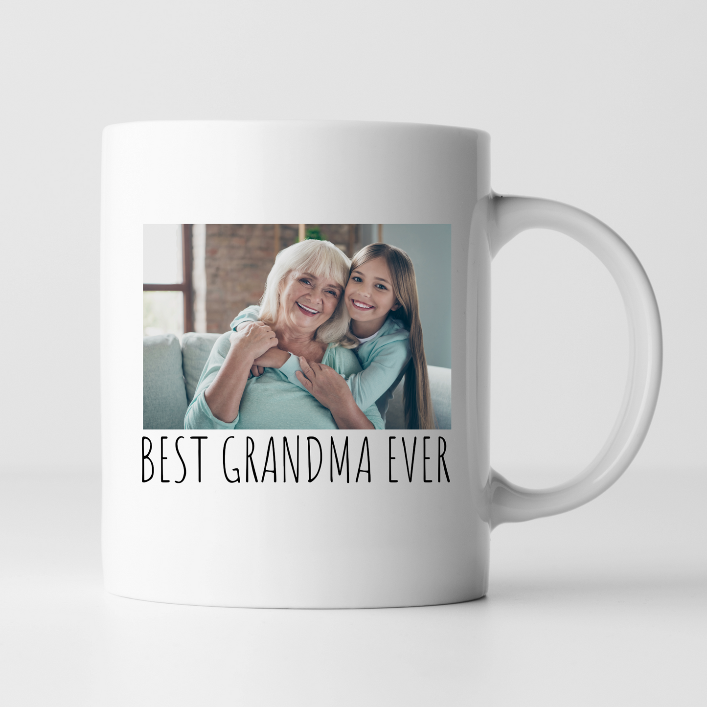 Custom Grandma Mothers Day Mug Personalized  With Picture Photo 11oz Cups Gifts by SEC Apparel