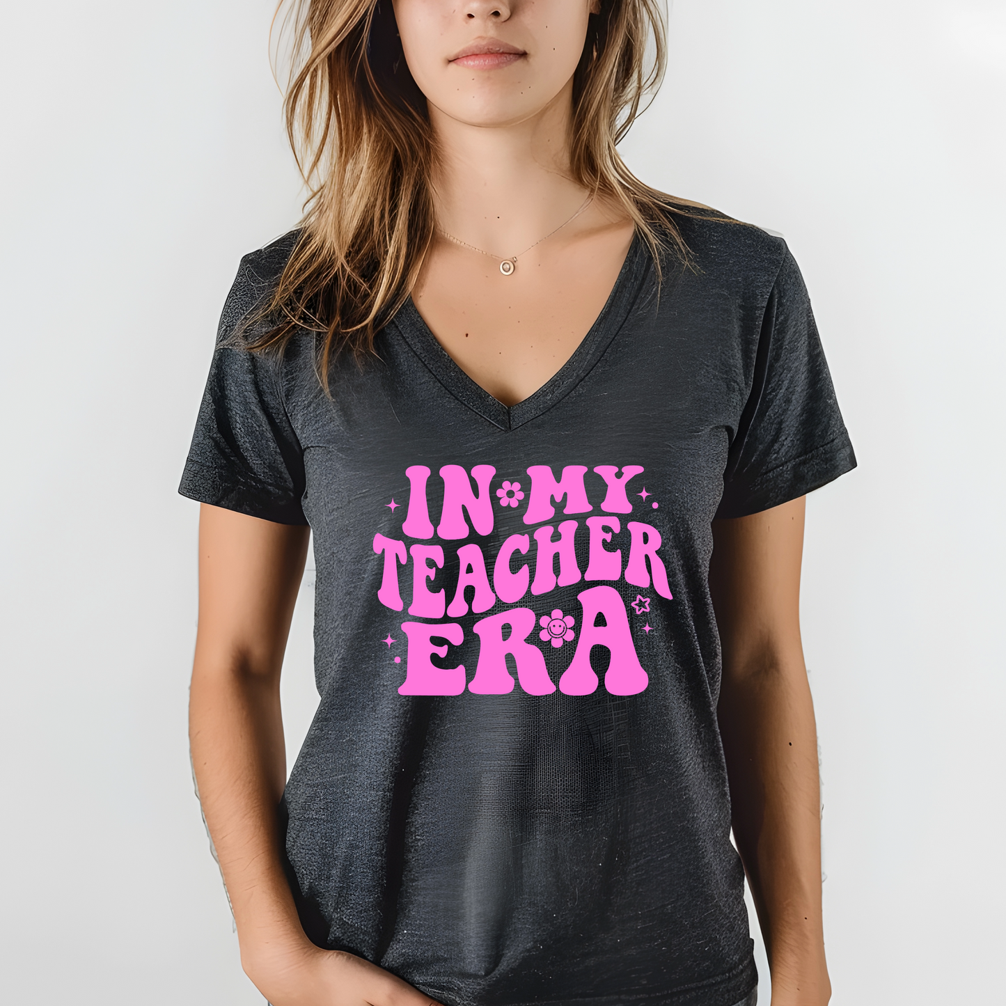 In My Teacher Era Shirt | Crew neck | V Neck| Sweatshirt | Hoodie