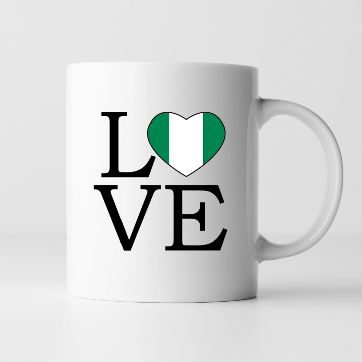 African Mugs -11oz Coffee Mug | Gifts | SEC Apparel | Love Nigeria