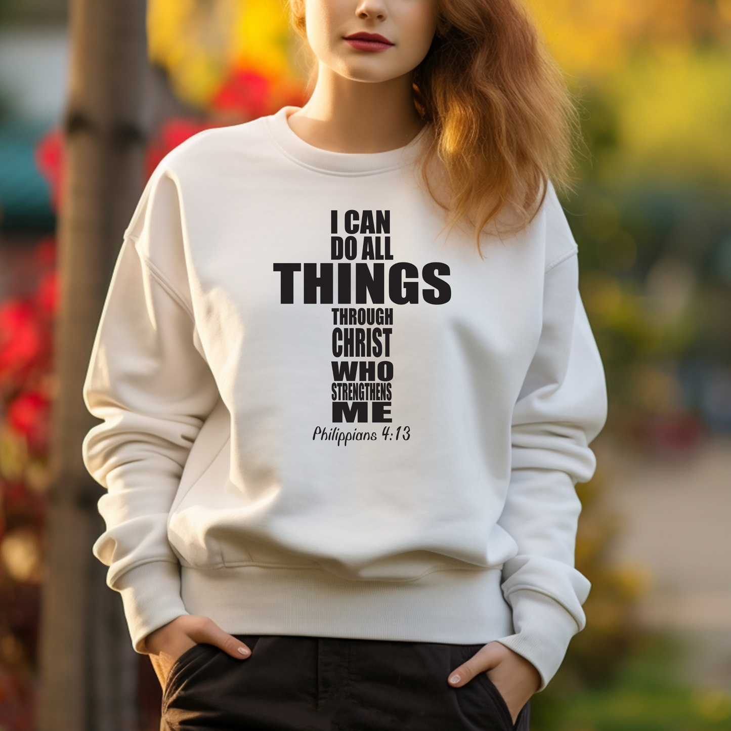 Religious Sweatshirt Hoodie | Unisex | SEC Apparel | I Can Do All Things