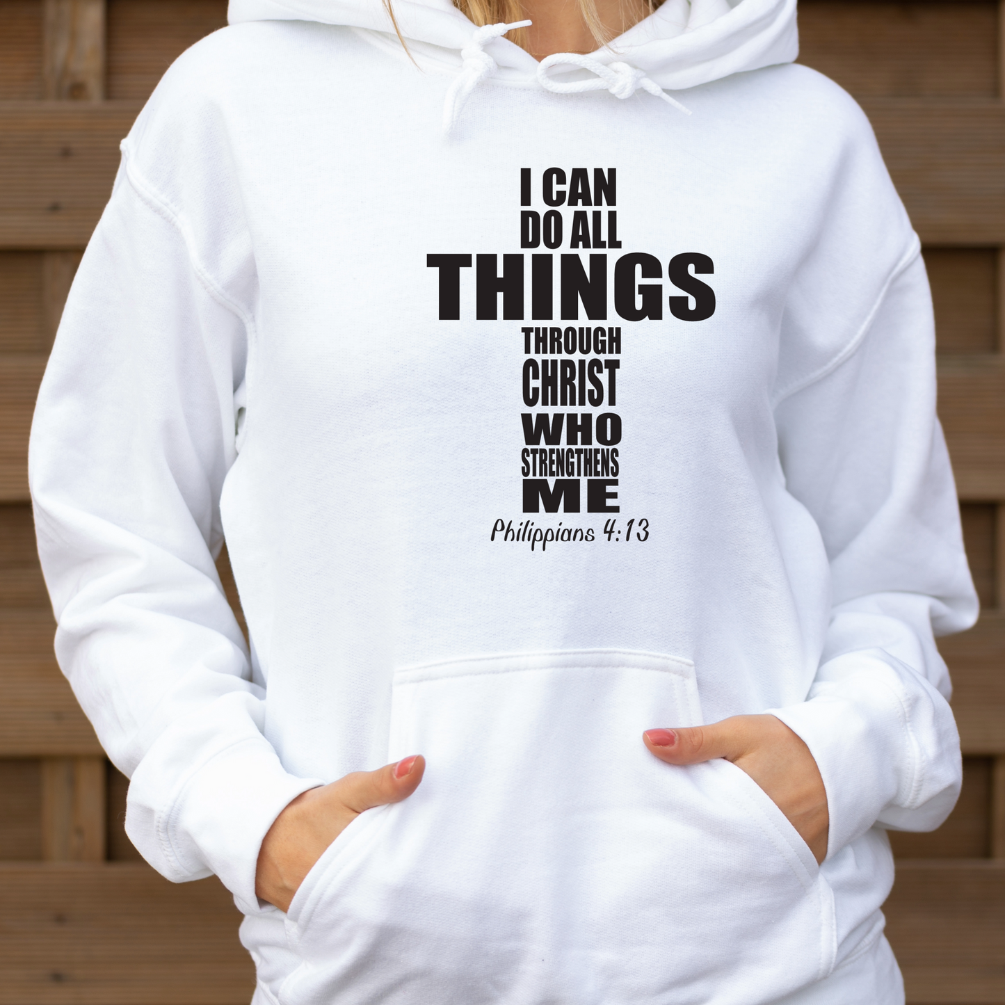 Religious Sweatshirt Hoodie | Unisex | SEC Apparel | I Can Do All Things