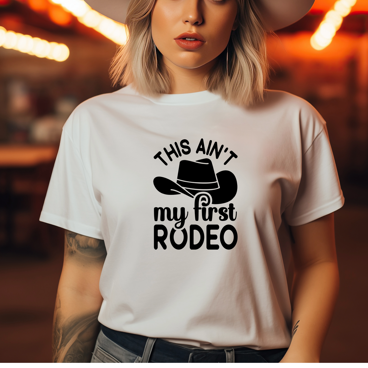 This ain't my first rodeo Shirt | Crew neck | V Neck| Sweatshirt | Hoodie