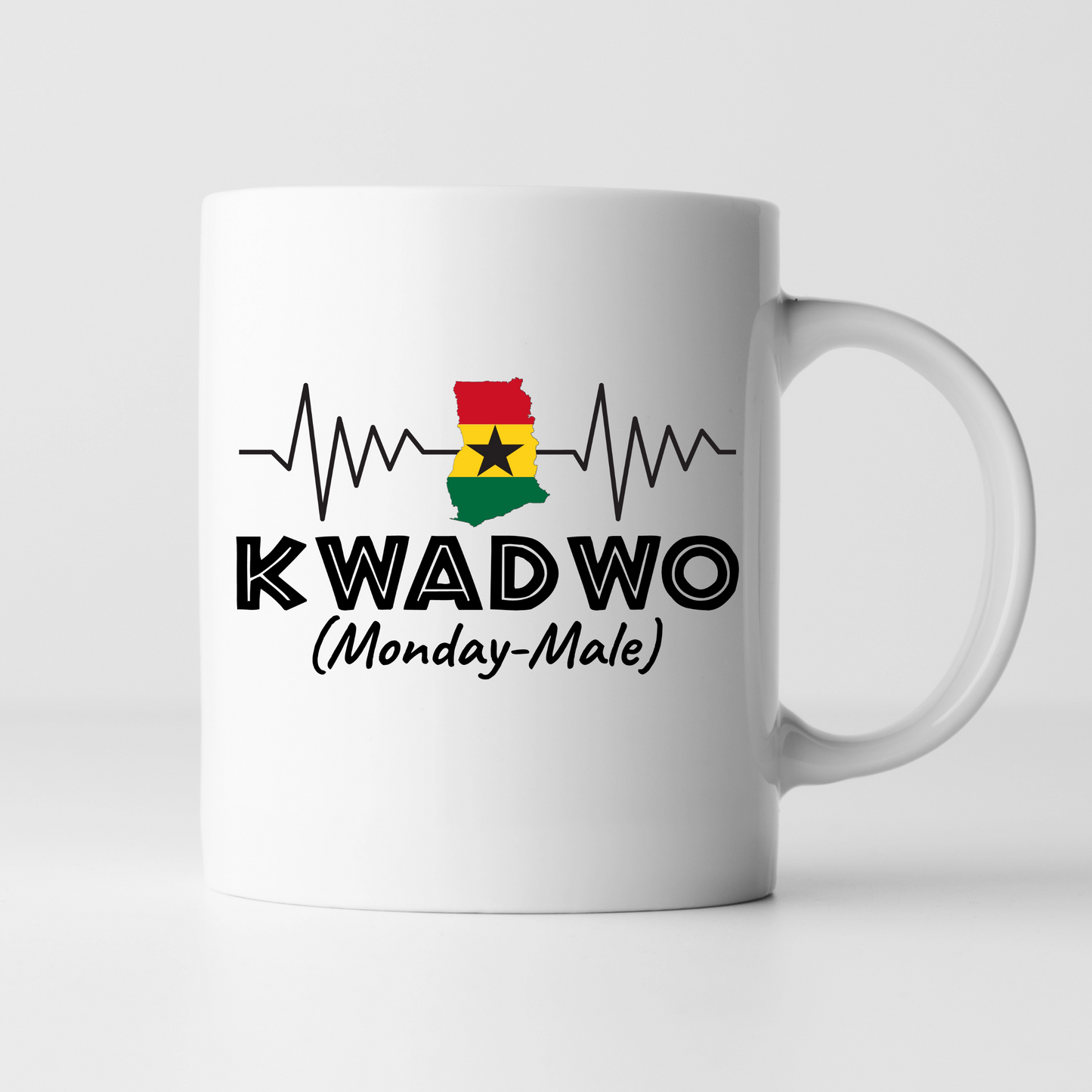 African Mugs -11oz Coffee Mug | Gifts | SEC Apparel | Ghana Name - Kwadwo