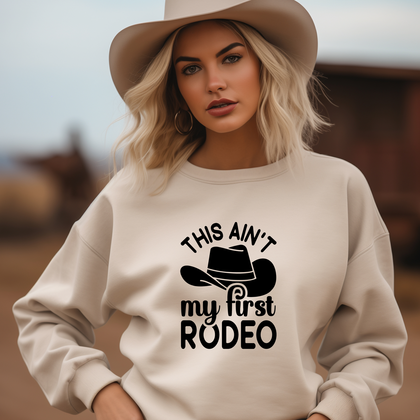 This ain't my first rodeo Shirt | Crew neck | V Neck| Sweatshirt | Hoodie