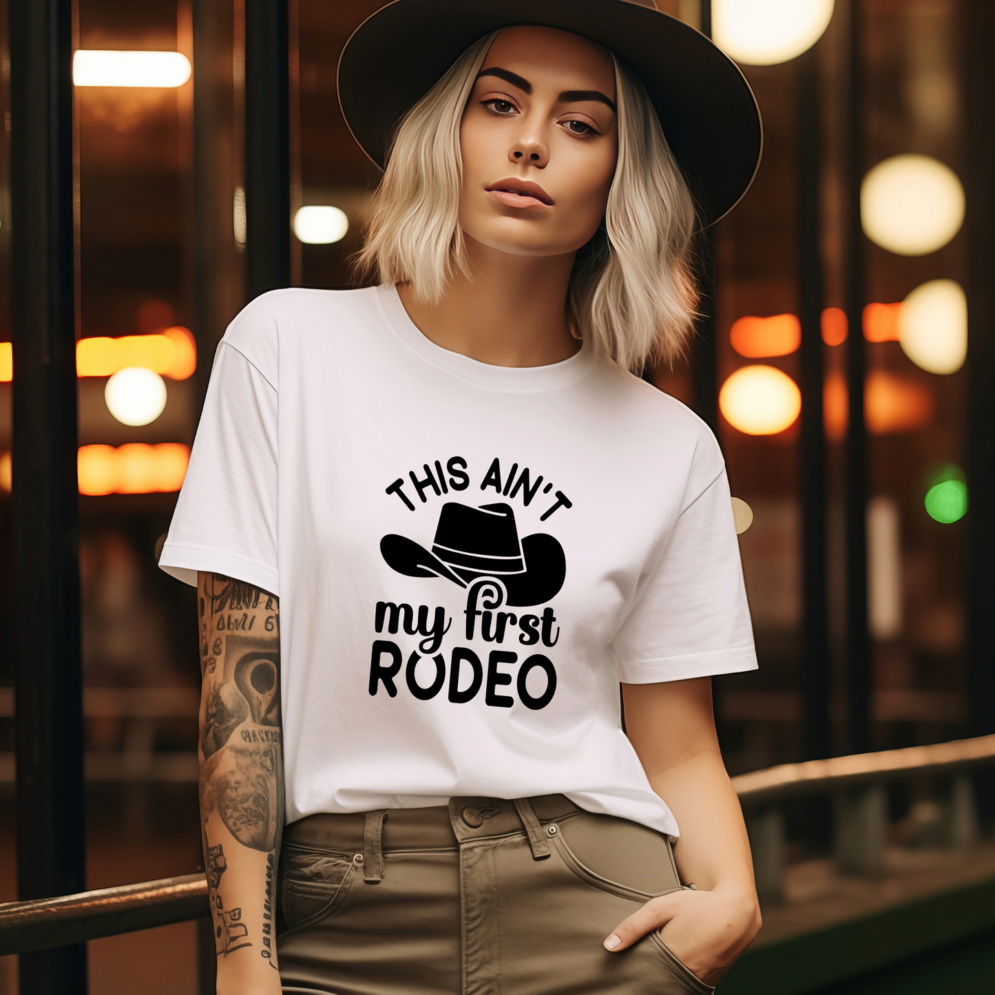 This ain't my first rodeo Shirt | Crew neck | V Neck| Sweatshirt | Hoodie