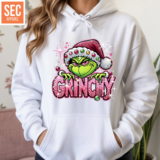 Grinch green and pink DTF Transfers Ready to Press | Christmas