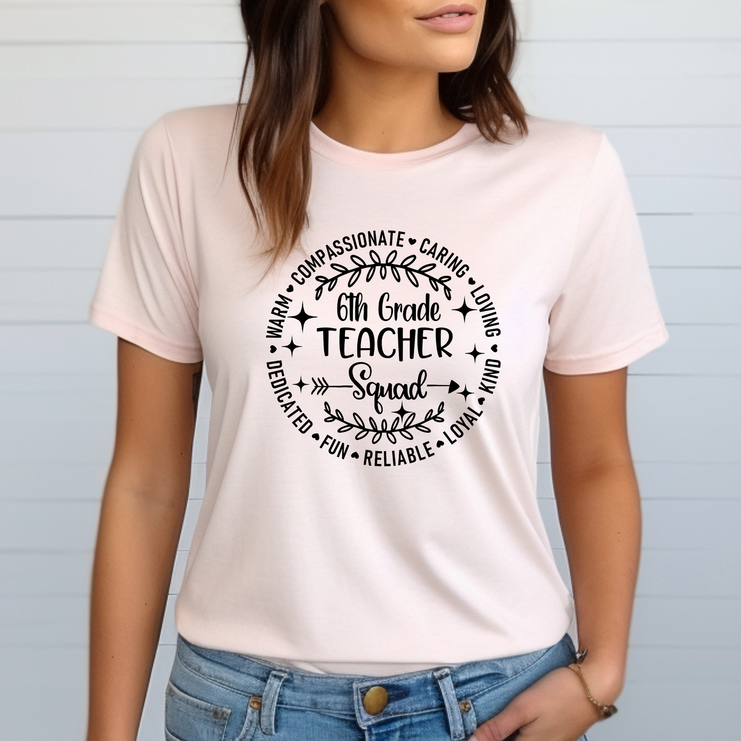 Custom Teacher Squad with Grade | Graphic T Shirts| Unisex | SEC Apparel