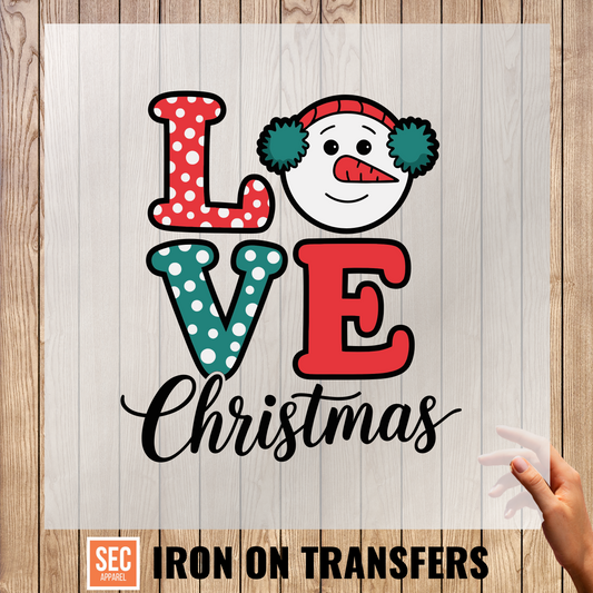 frosty the snowman iron on | Christmas Iron-On | Love Christmas