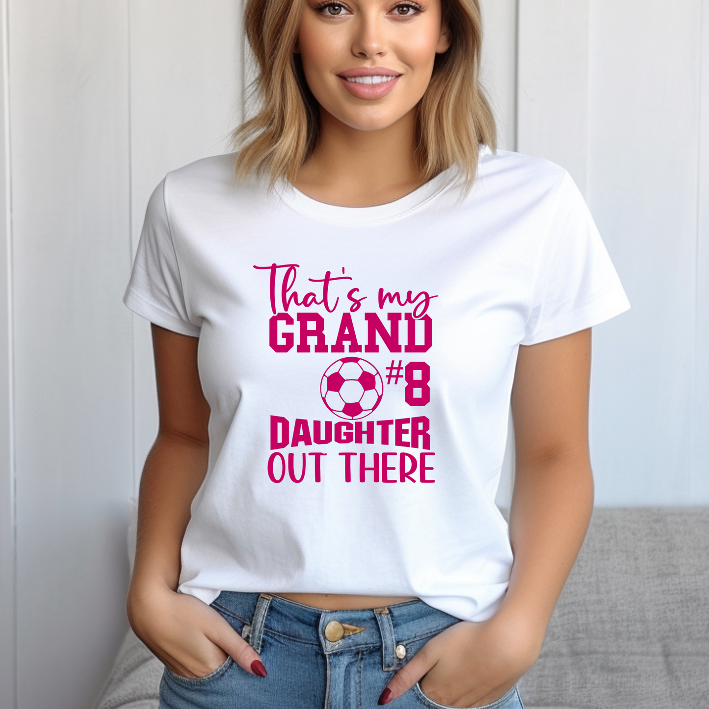 Soccer Grandma Shirt | Crew neck | V Neck| Sweatshirt | Hoodie | Thats my Granddaughter