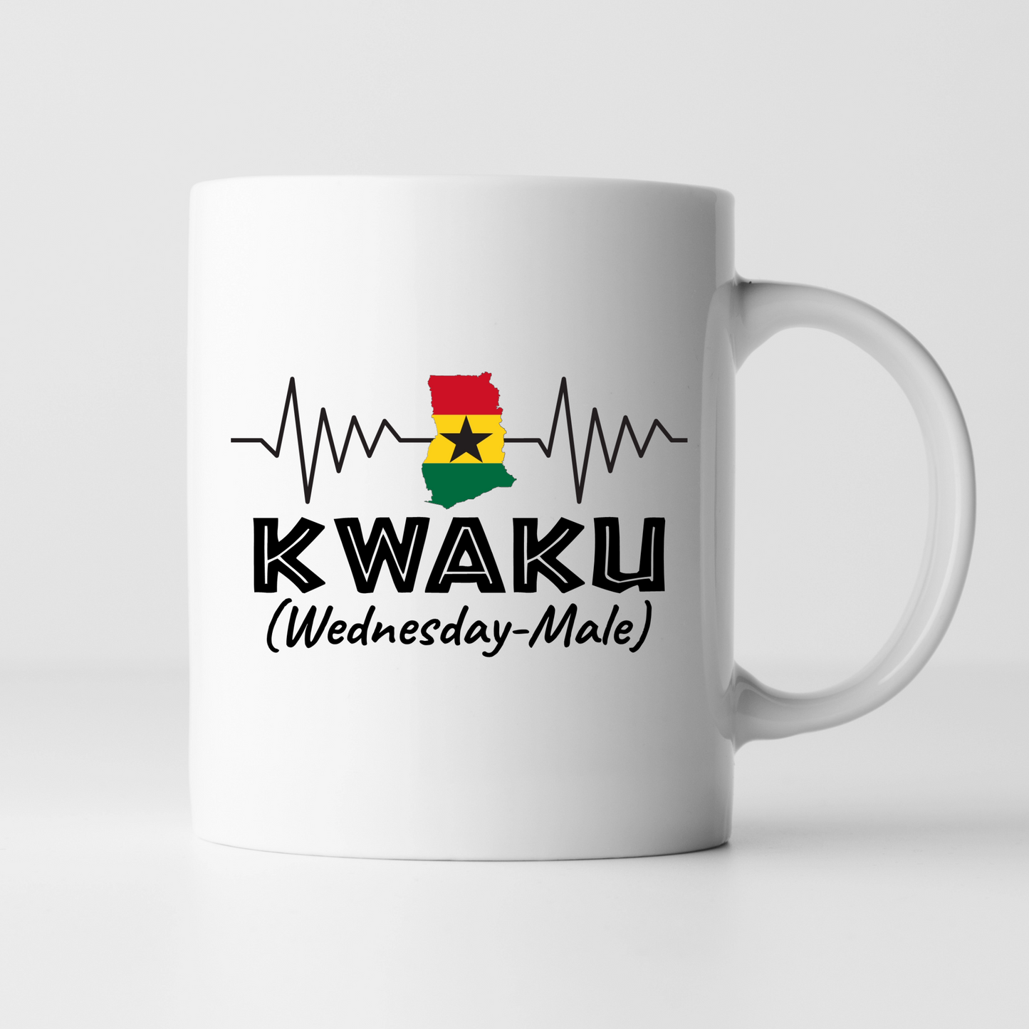 African Mugs -11oz Coffee Mug | Gifts | SEC Apparel | Ghana Name - Kwaku