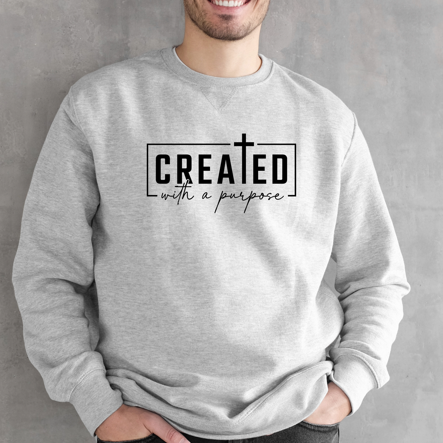 Religious Sweatshirt Hoodie | Unisex | SEC Apparel | Created with a Purpose