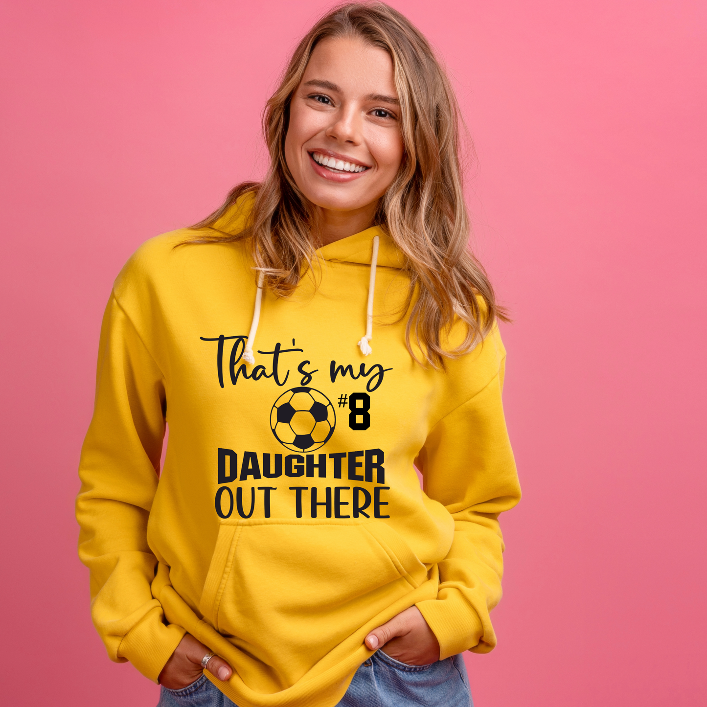 Soccer Mom Shirt | Crew neck | V Neck| Sweatshirt | Hoodie | Thats my daughter