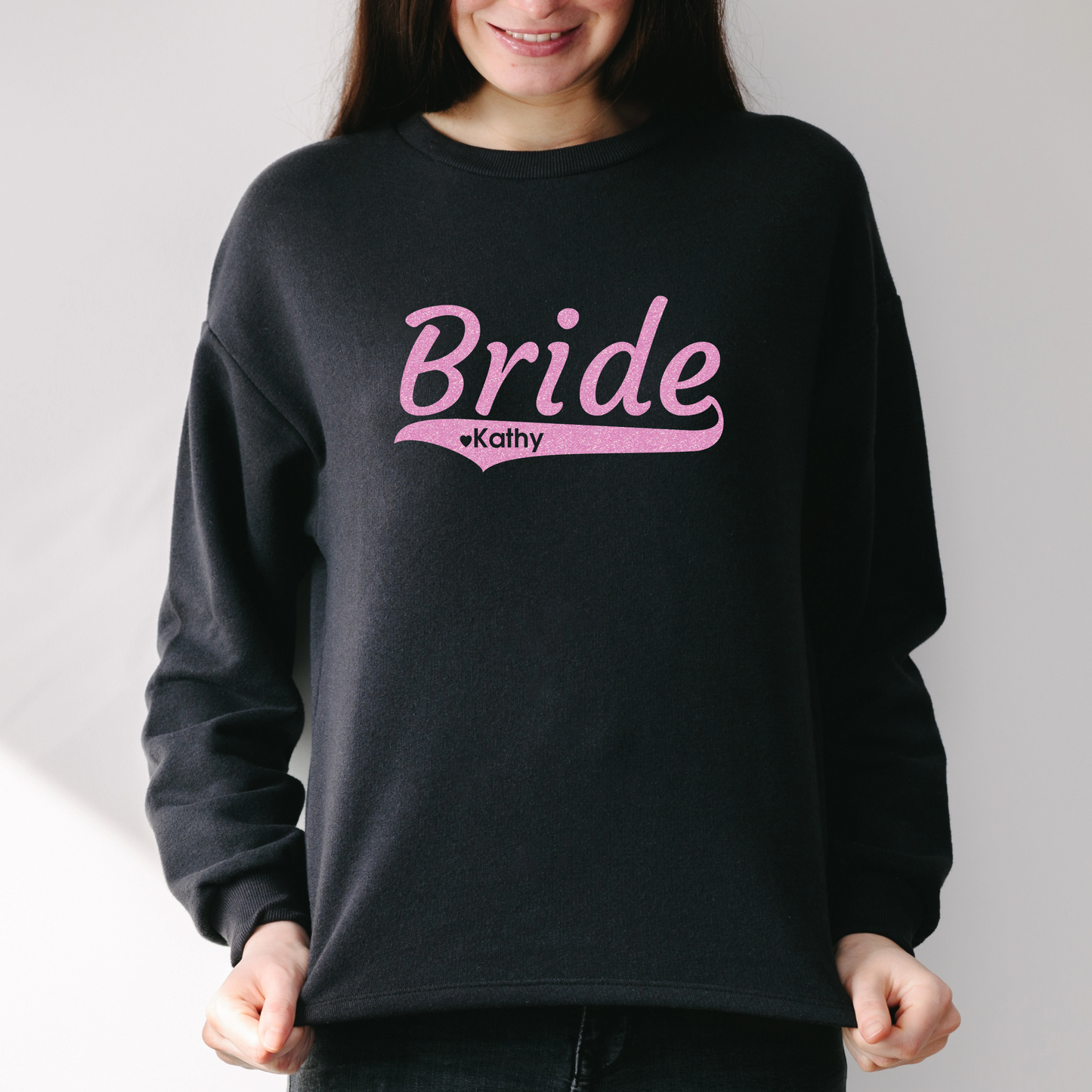 Personalized Bride Shirt | Crew neck | V Neck| Sweatshirt | Hoodie