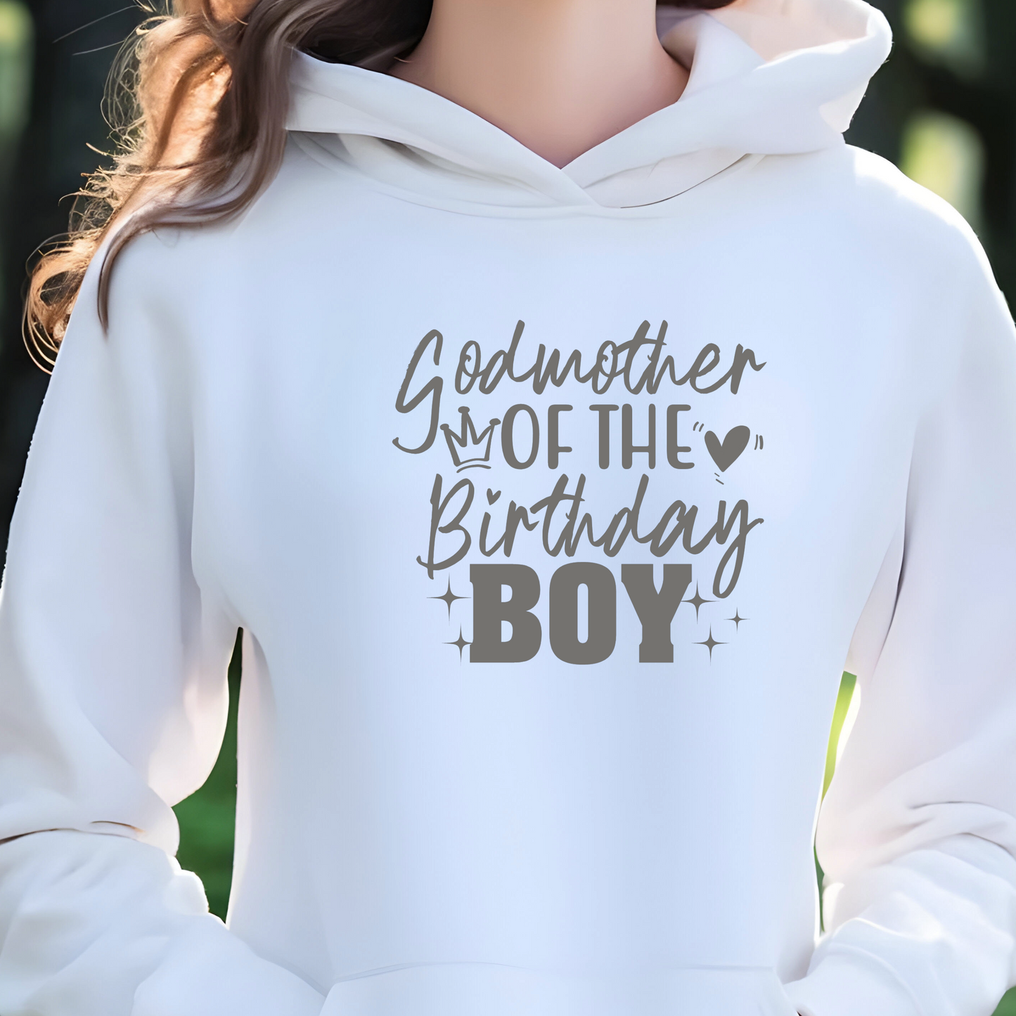 Godmother of the Birthday Boy Shirt | Crew neck | V Neck| Sweatshirt | Hoodie