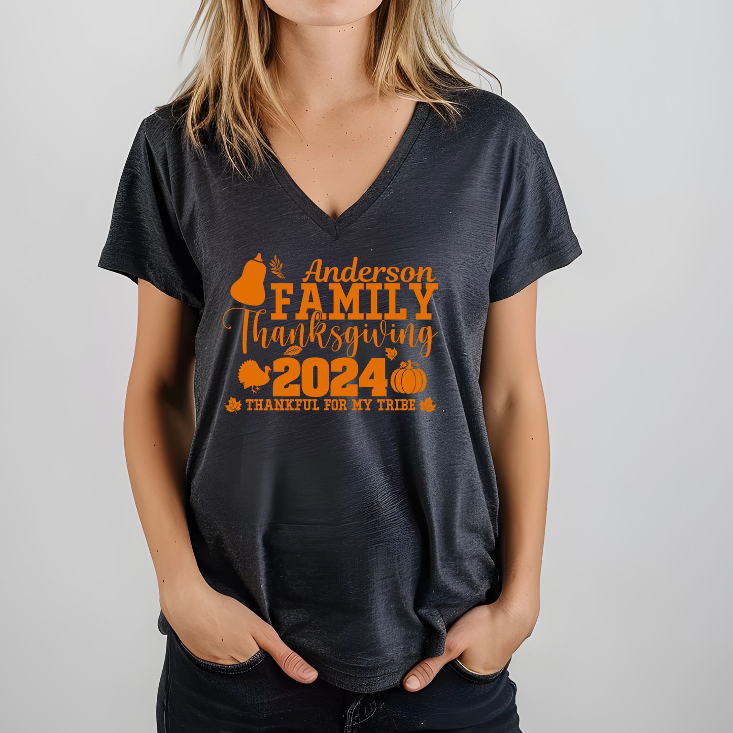 Custom Thanksgiving Shirt | Crew neck | V Neck| Sweatshirt | Hoodie | SEC Apparel