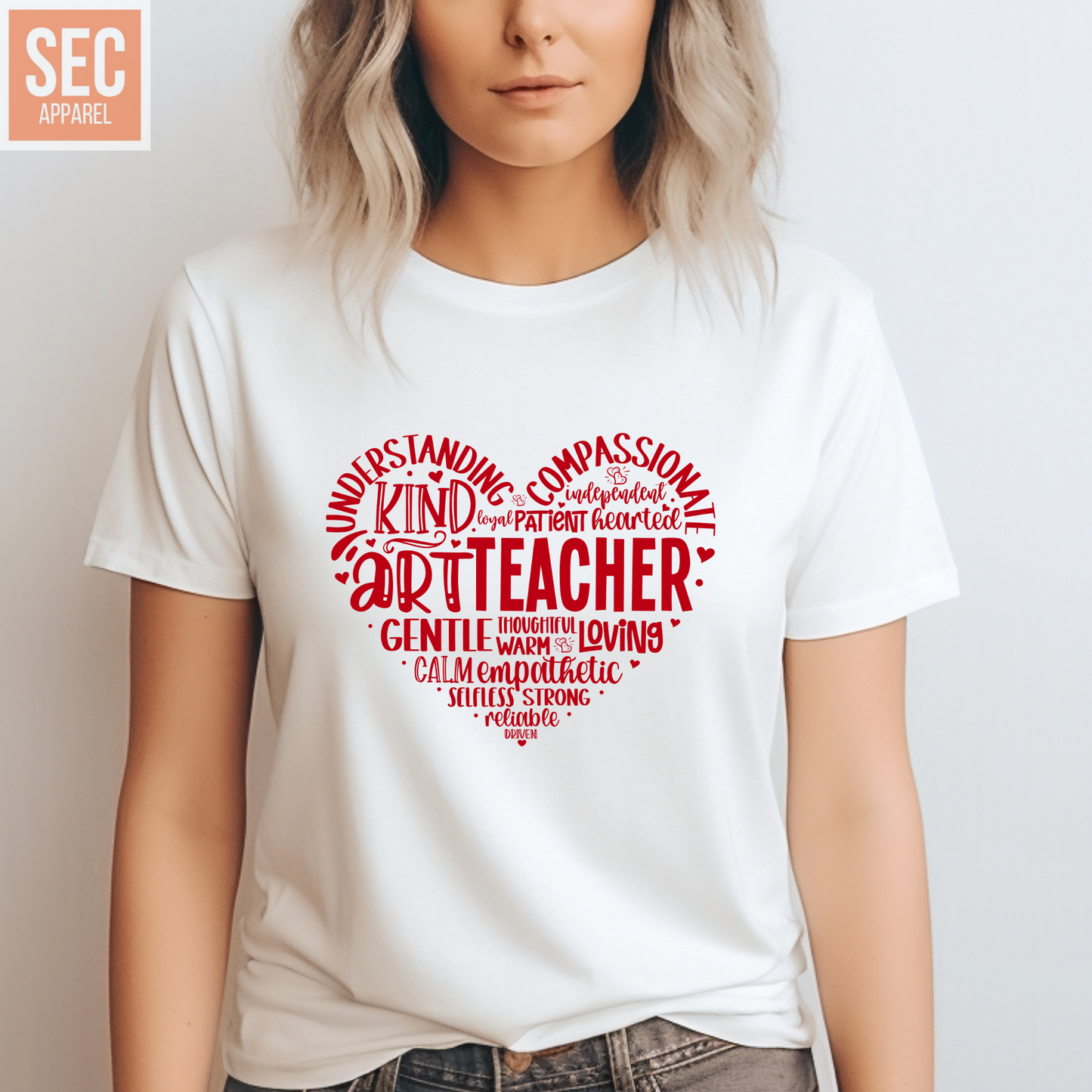 Kind Art Teacher | Graphic T Shirts| Unisex | SEC Apparel