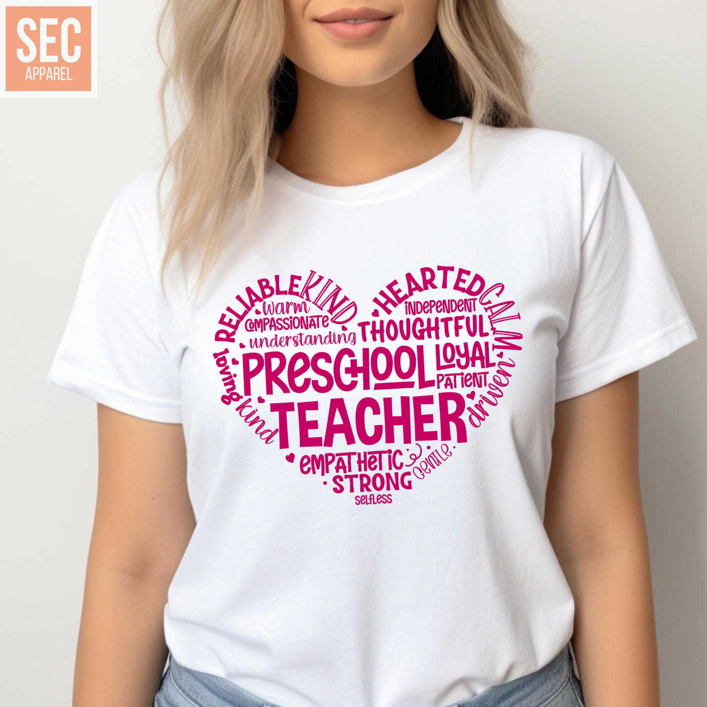 Pre School Teacher | Graphic T Shirts| Unisex | SEC Apparel