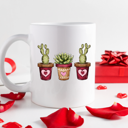 Cactus Mug | Valentines Mugs-11oz Coffee Mug | Gifts | SEC Apparel