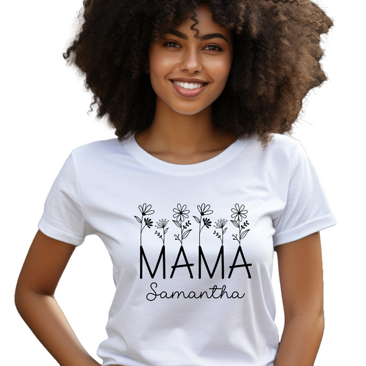 Personalized Custom Mama | Mother's Day Graphic T Shirts| Unisex | SEC Apparel