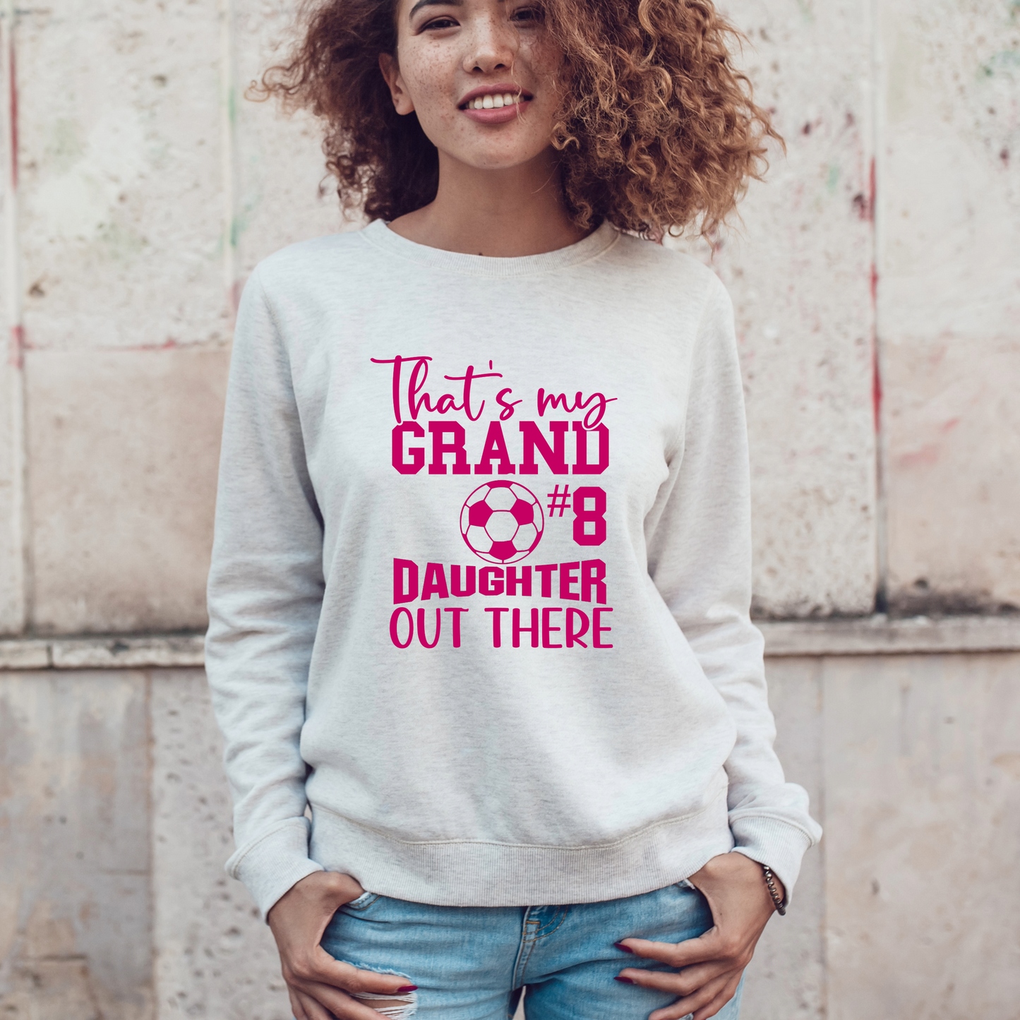 Soccer Grandma Shirt | Crew neck | V Neck| Sweatshirt | Hoodie | Thats my Granddaughter