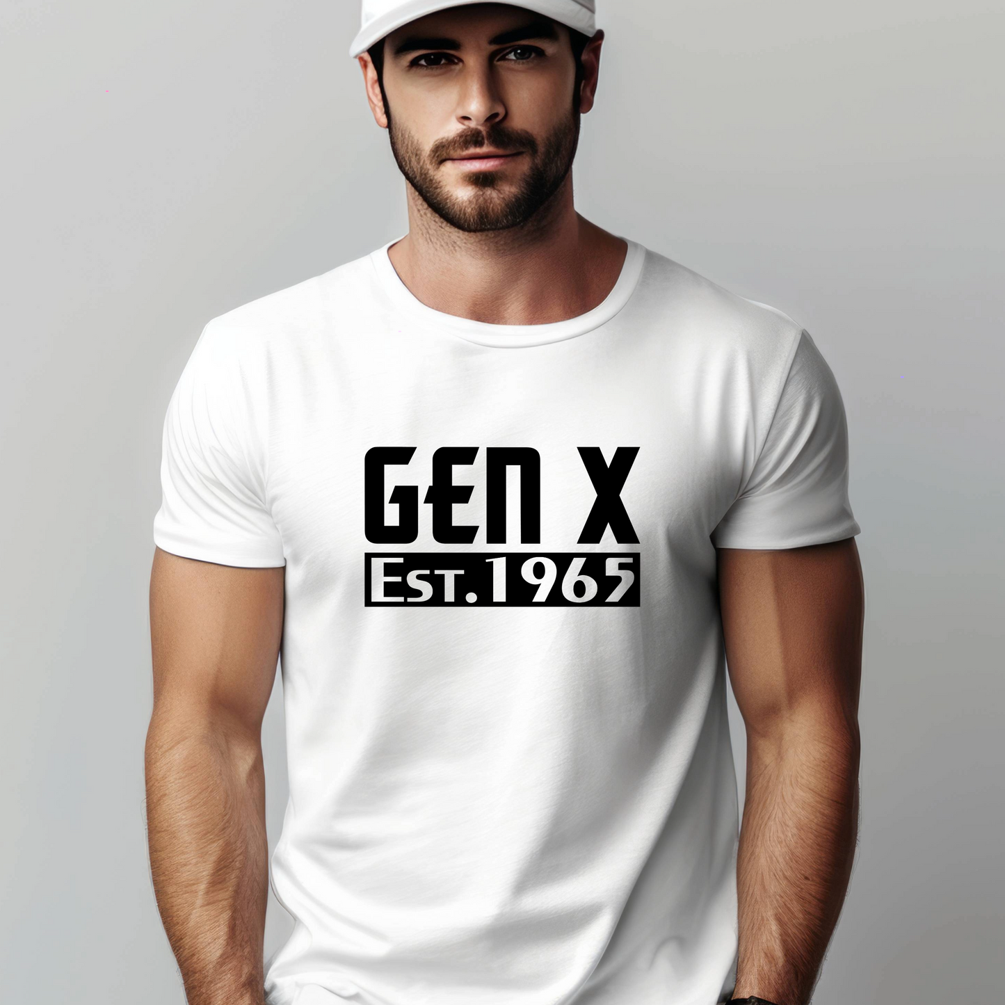 Generation X t-shirts | Crew neck | V Neck| Est. 1965 | SEC Apparel