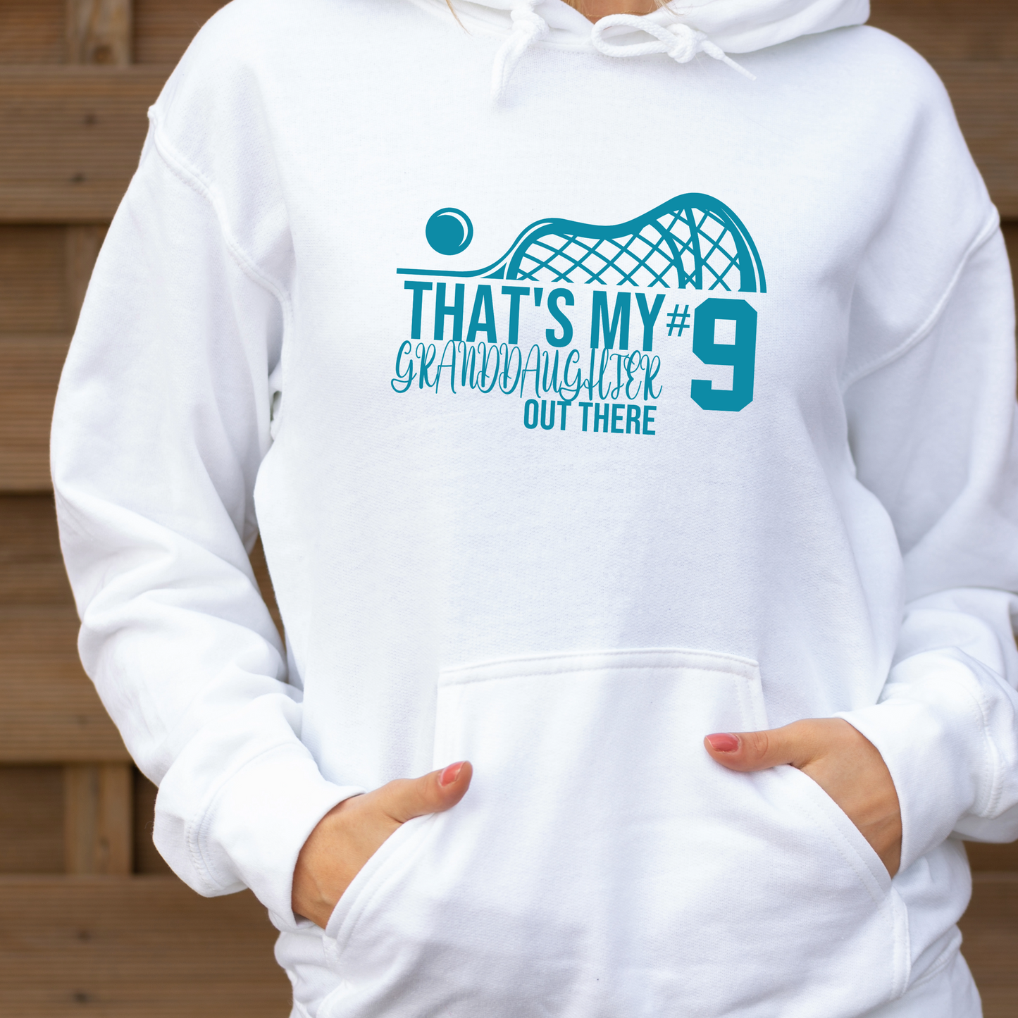 Thats my granddaughter out there | Lacrosse Grandma Shirt | Crew neck | V Neck| Sweatshirt | Hoodie |