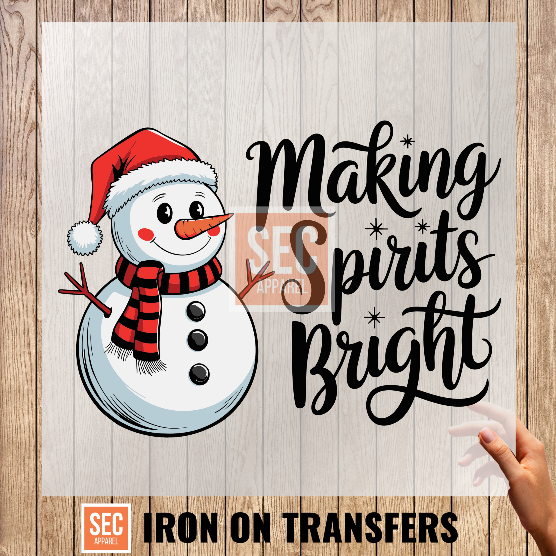 frosty the snowman iron on | Christmas Iron-On | Spirits Bright
