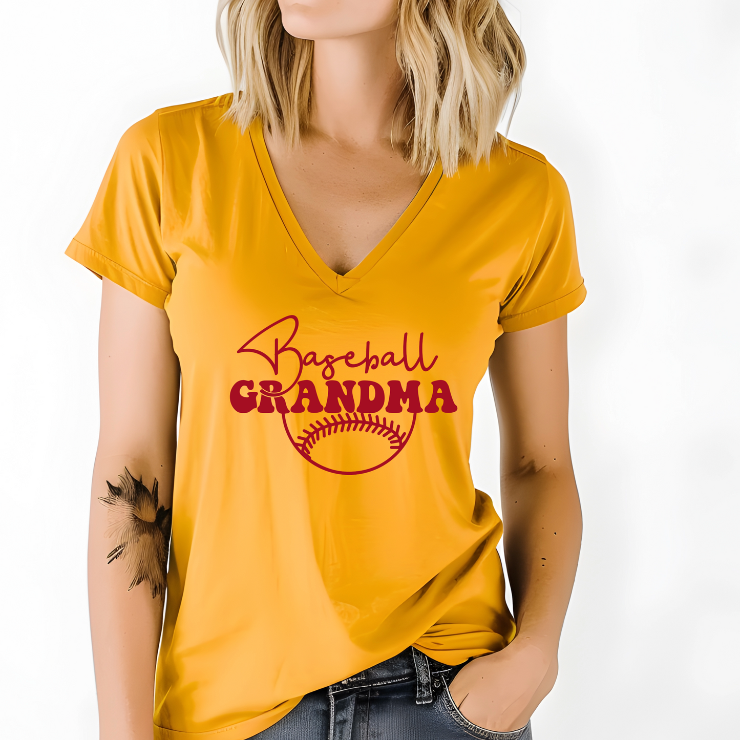 Baseball Grandma Shirt | Crew neck | V Neck| Sweatshirt | Hoodie | SEC Apparel 1