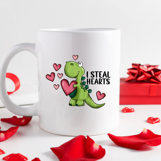 I Steal Hearts | Valentines Mugs-11oz Coffee Mug | Gifts | SEC Apparel