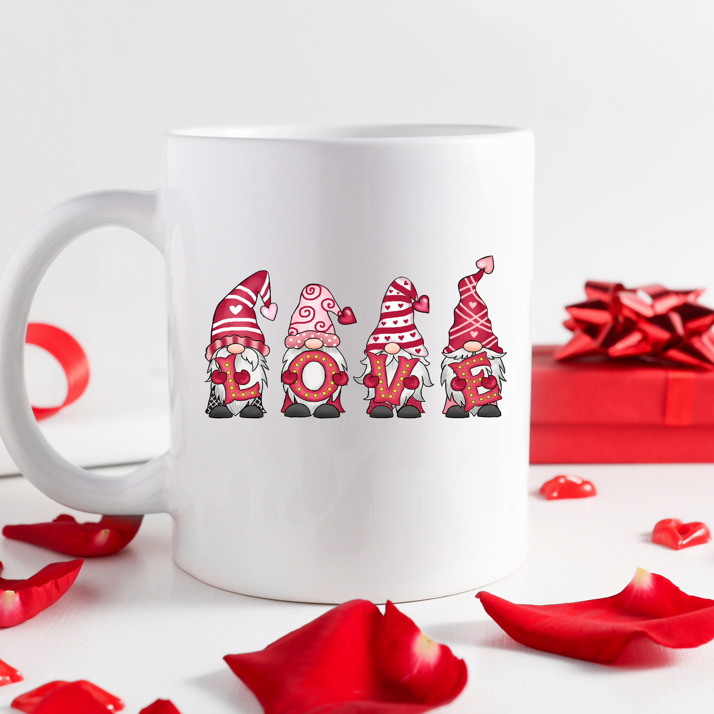 Love Gnome | Valentines Mugs-11oz Coffee Mug | Gifts | SEC Apparel