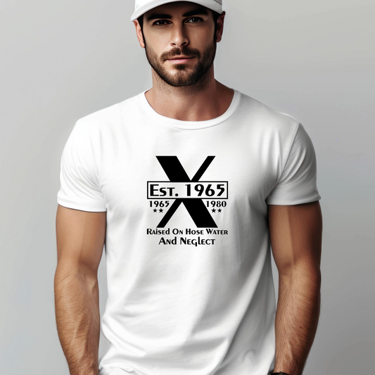 Generation X t-shirts | Crew neck | V Neck| 1965-1980 | SEC Apparel