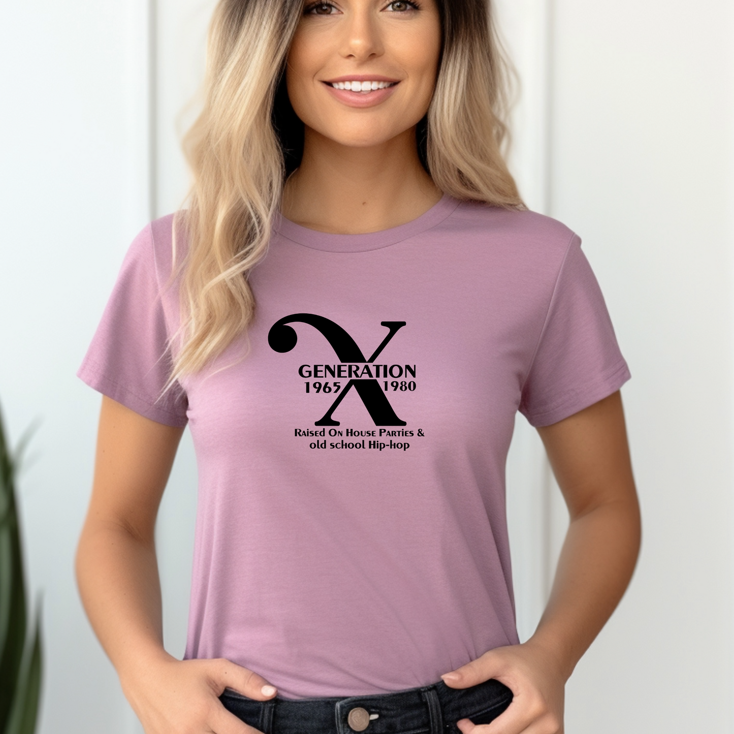 Generation X t-shirts | Crew neck | V Neck| Raised on House Parties | SEC Apparel