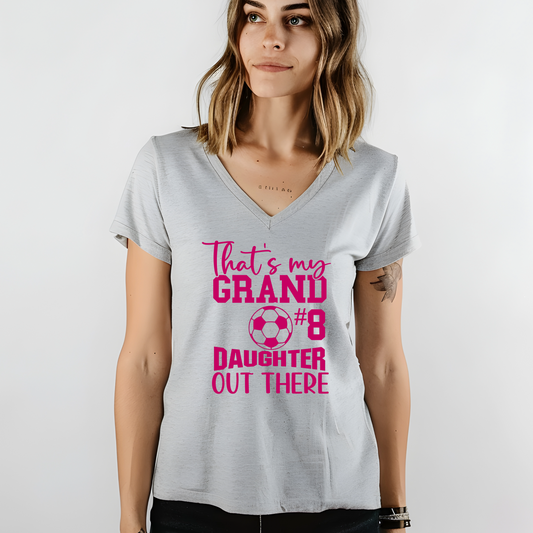 Soccer Grandma Shirt | Crew neck | V Neck| Sweatshirt | Hoodie | Thats my Granddaughter