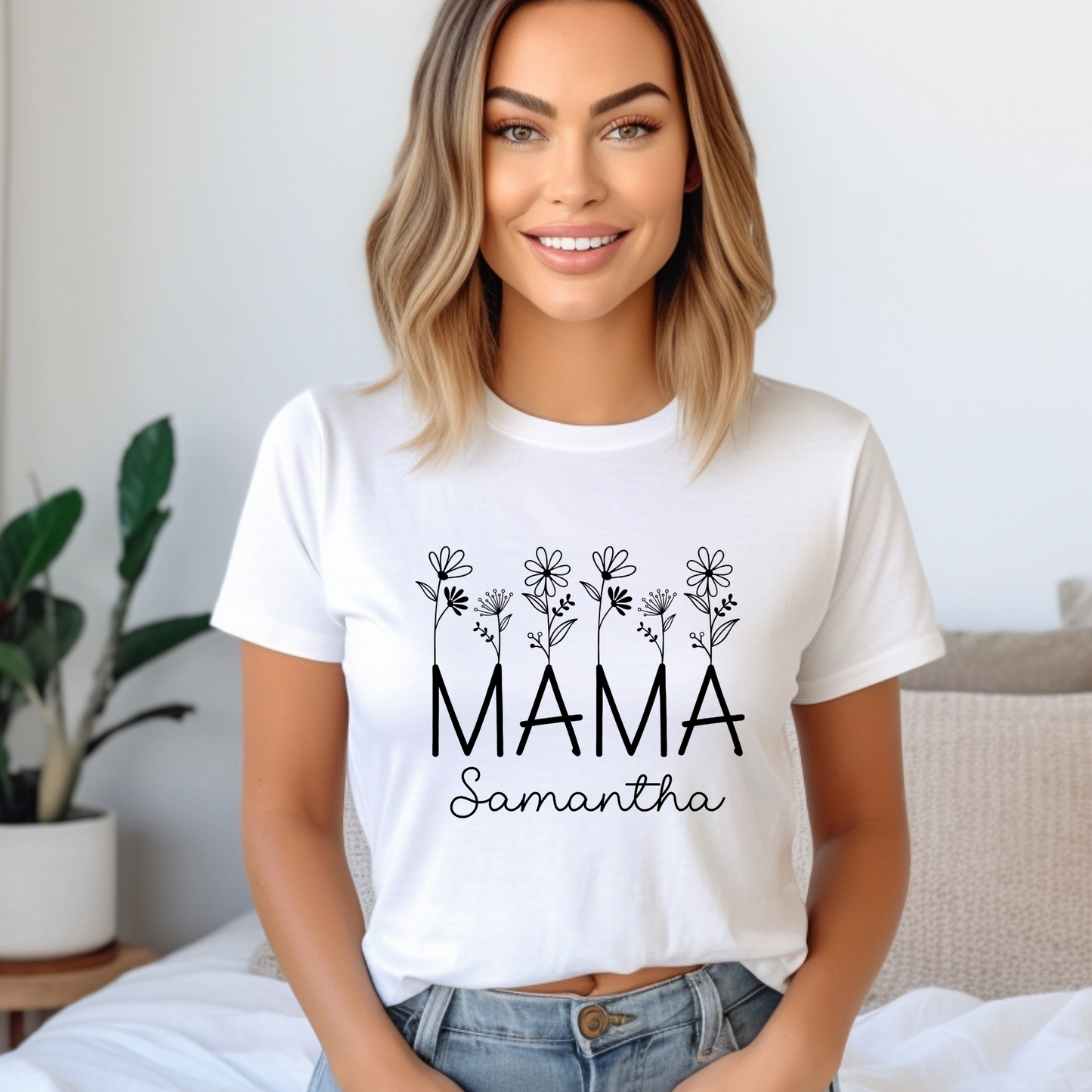 Personalized Custom Mama | Mother's Day Graphic T Shirts| Unisex | SEC Apparel