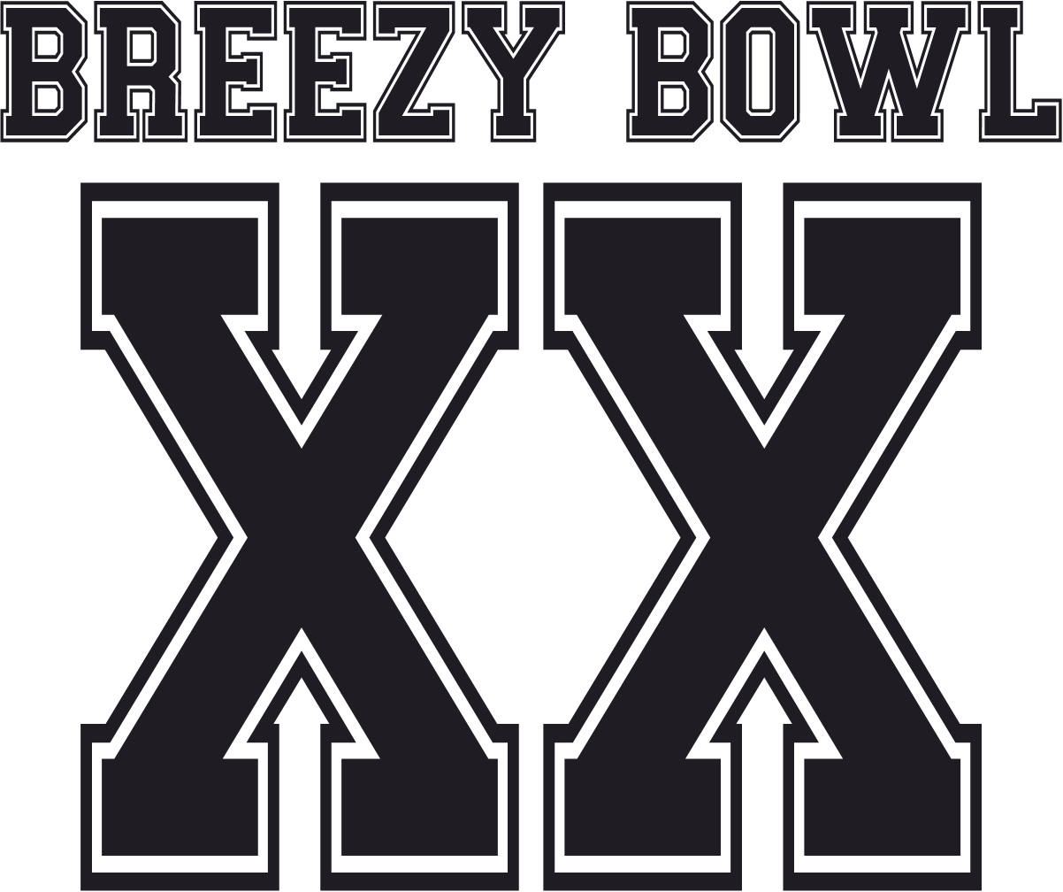 Breezy Bowl XX iron-on transfer for jerseys