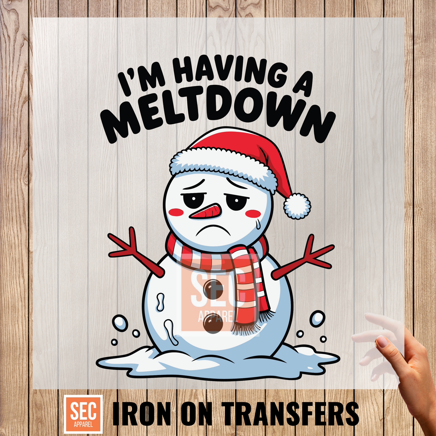 frosty the snowman iron on | Christmas Iron-On | Having a Meltdown