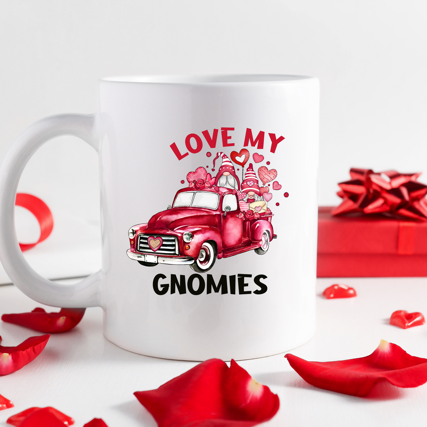 Love My Gnomies | Valentines Mugs-11oz Coffee Mug | Gifts | SEC Apparel