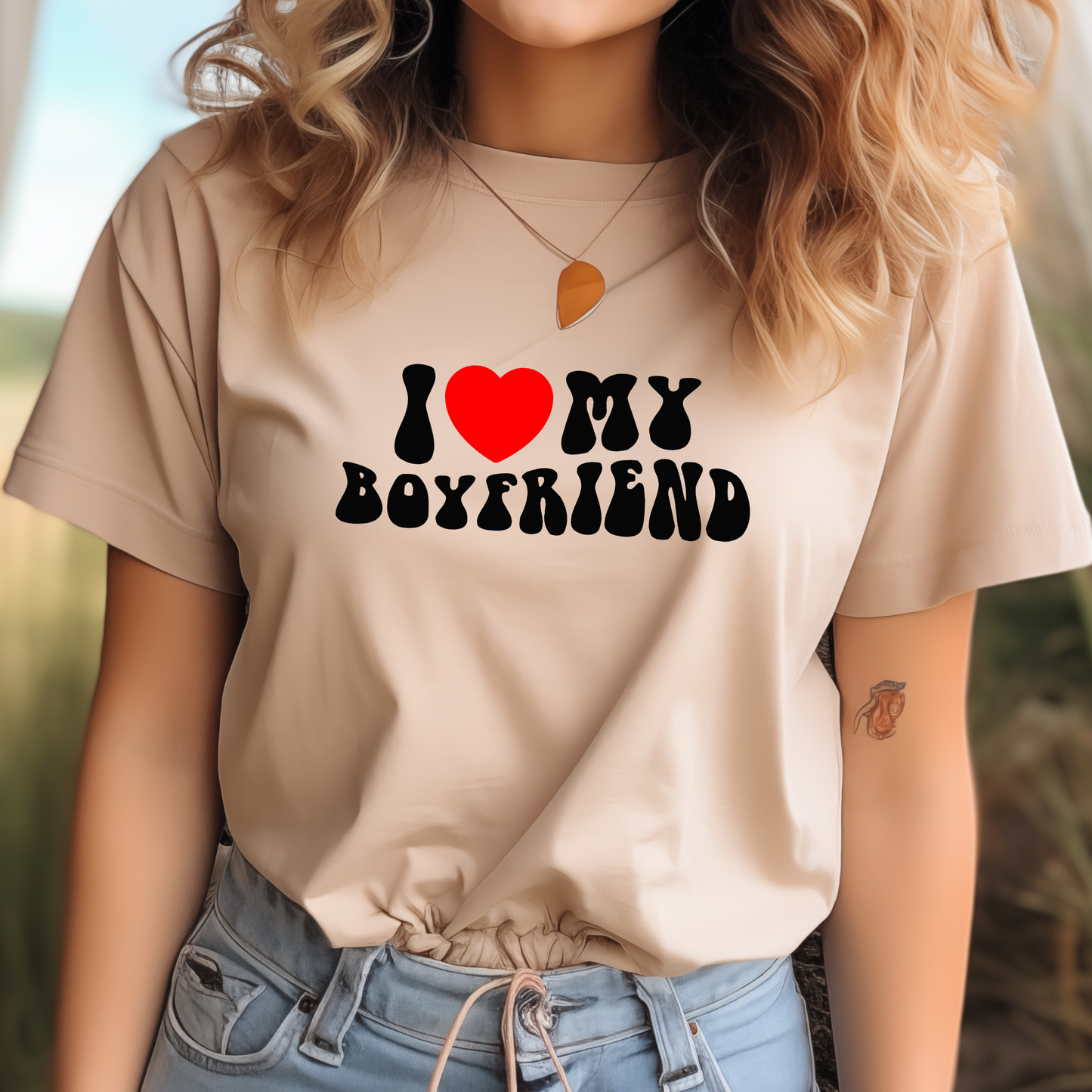 Valentine Graphic T Shirt| Unisex | Valentines Shirts | I Love my boyfriend