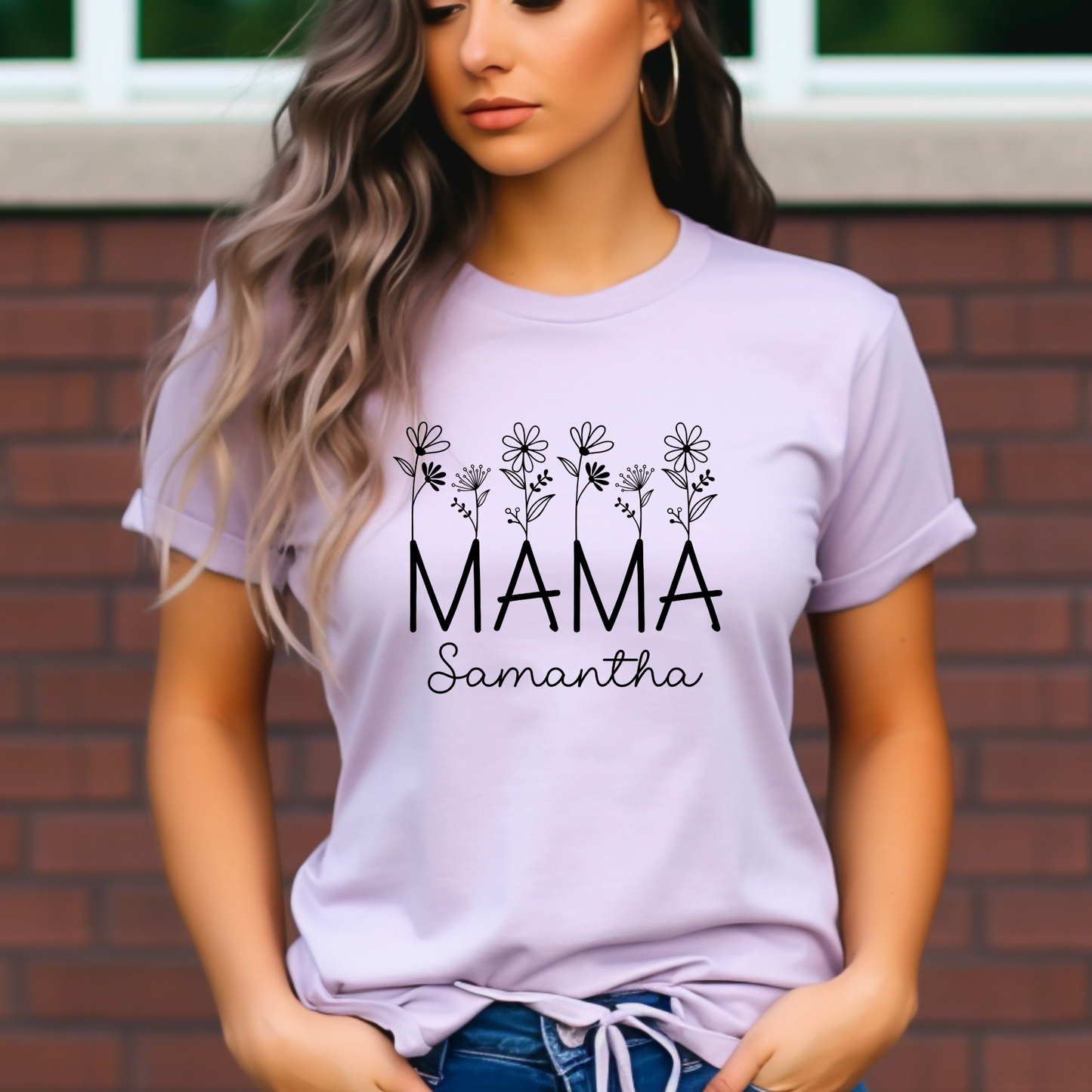 Personalized Custom Mama | Mother's Day Graphic T Shirts| Unisex | SEC Apparel