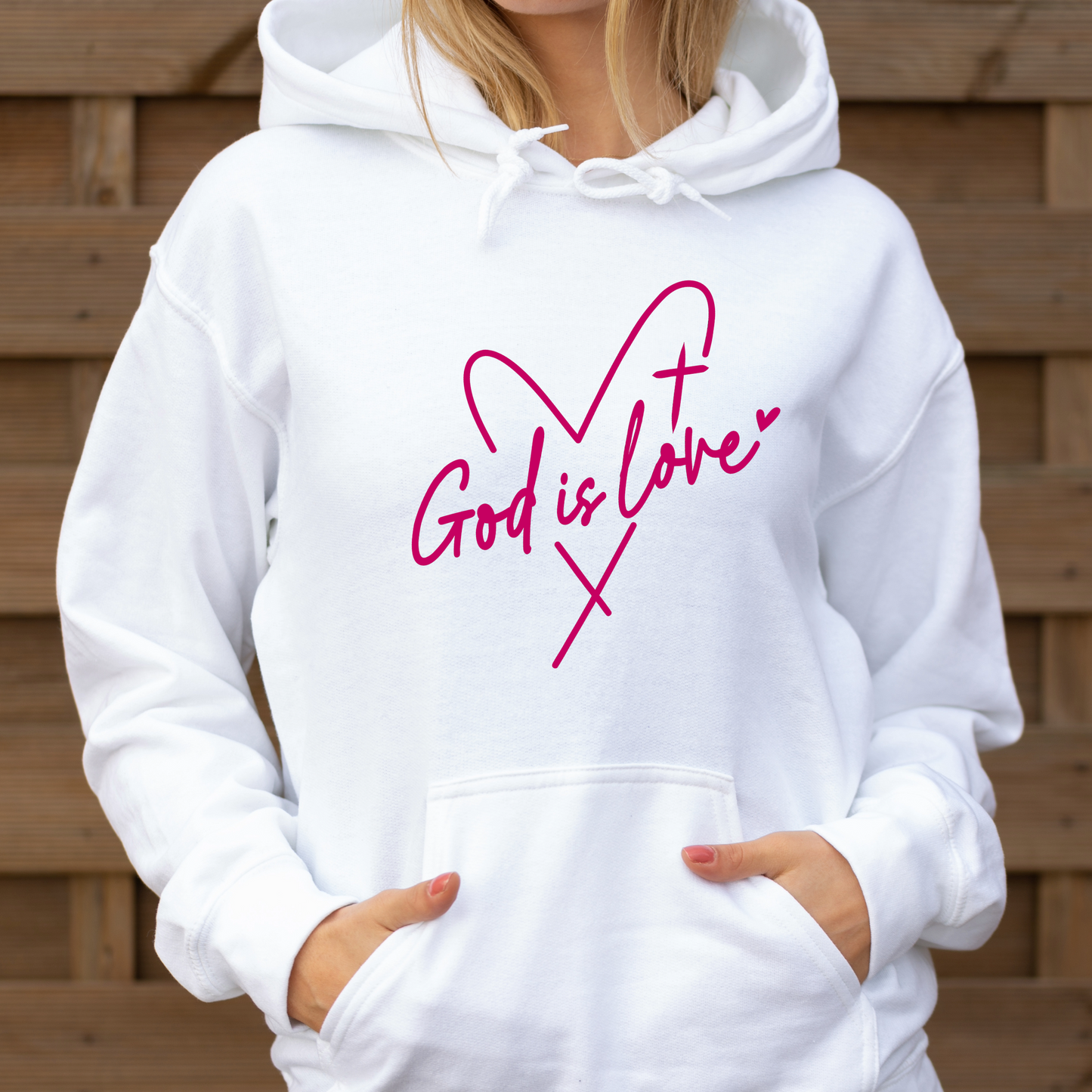 Religious Sweatshirt Hoodie | Unisex | SEC Apparel | God Is Love