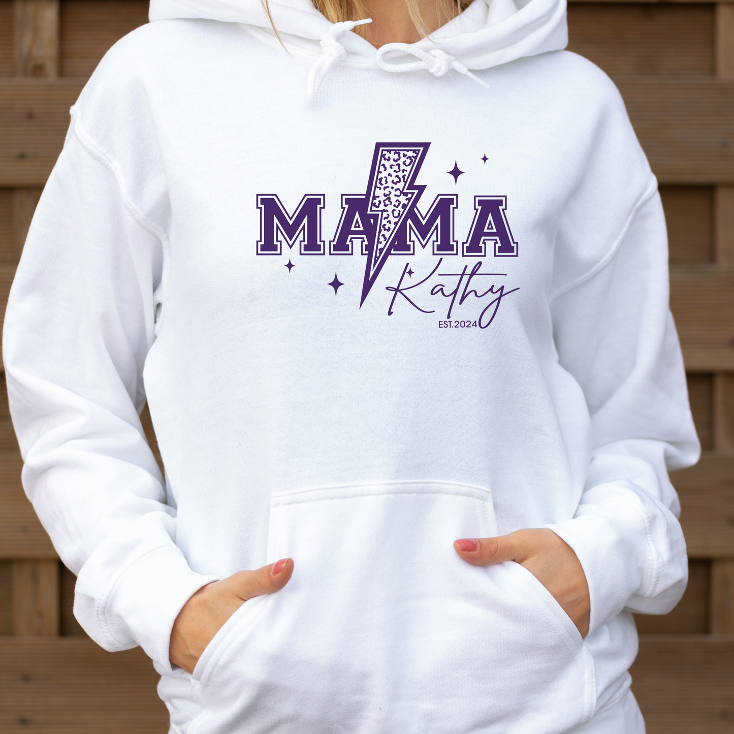 Custom Mama Lightning Bolt Shirt | Crew neck | V Neck| Sweatshirt | Hoodie | SEC Apparel