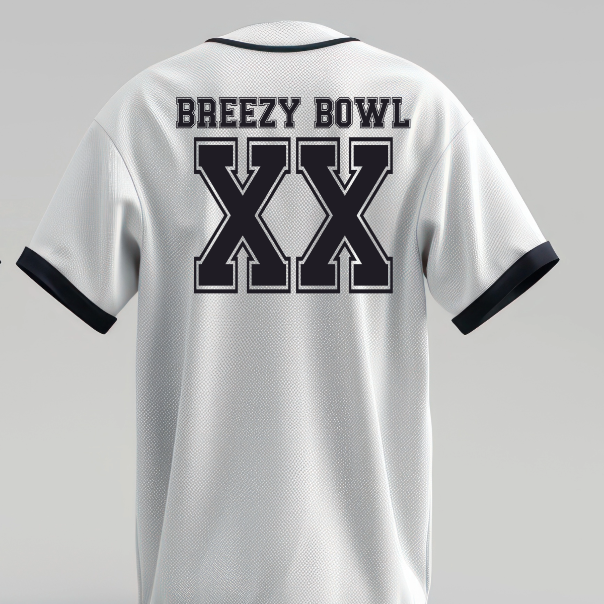 Breezy Bowl XX Iron-On Transfers – Custom HTV Decals for Jerseys, Shirts & Apparel