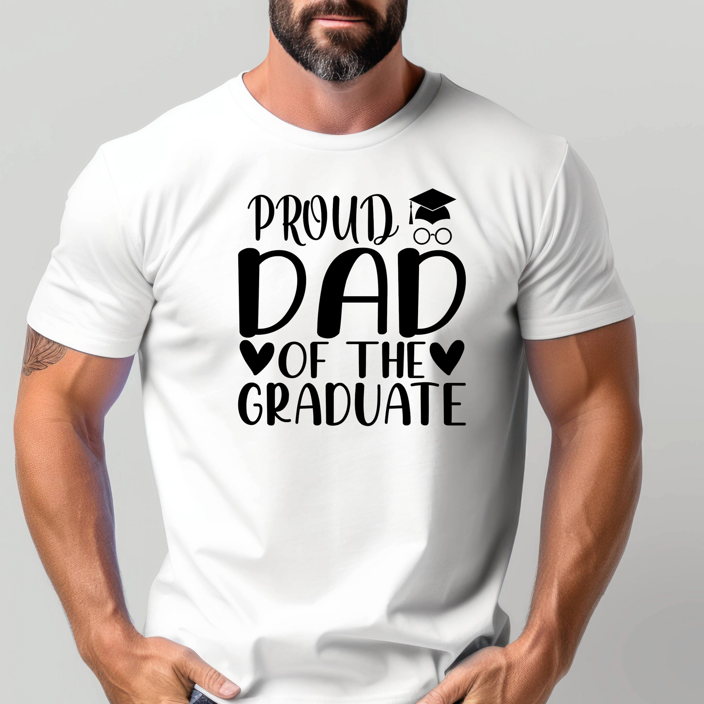 Graduation Graphic T Shirt| Unisex | Graduation Shirt| Proud Dad of the Graduate