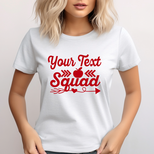 Personalized Custom Team Squad | Graphic T Shirts| Unisex | SEC Apparel