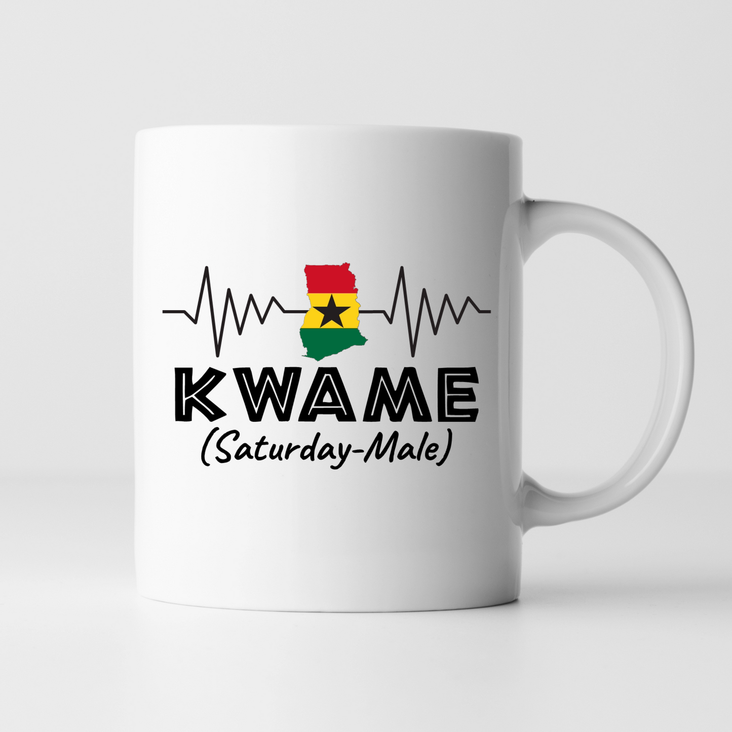 African Mugs -11oz Coffee Mug | Gifts | SEC Apparel | Ghana Name - Kwame