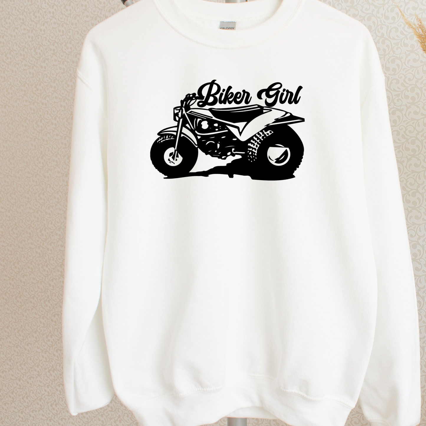 Biker Girl Shirt | Crew neck | V Neck| Sweatshirt | Hoodie