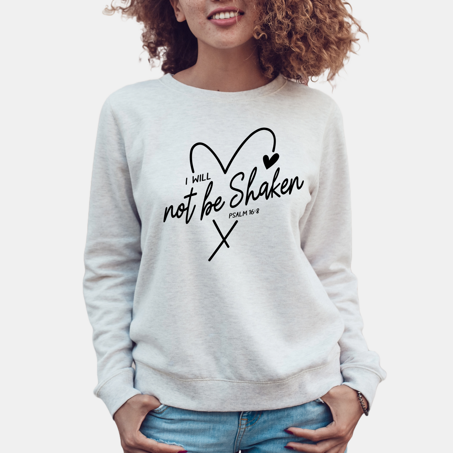 Religious Sweatshirt Hoodie | Unisex | SEC Apparel | I Will Not Be Shaken