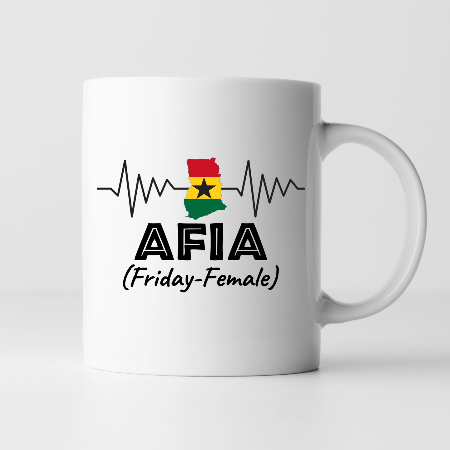 African Mugs -11oz Coffee Mug | Gifts | SEC Apparel | Ghana Name - Afia