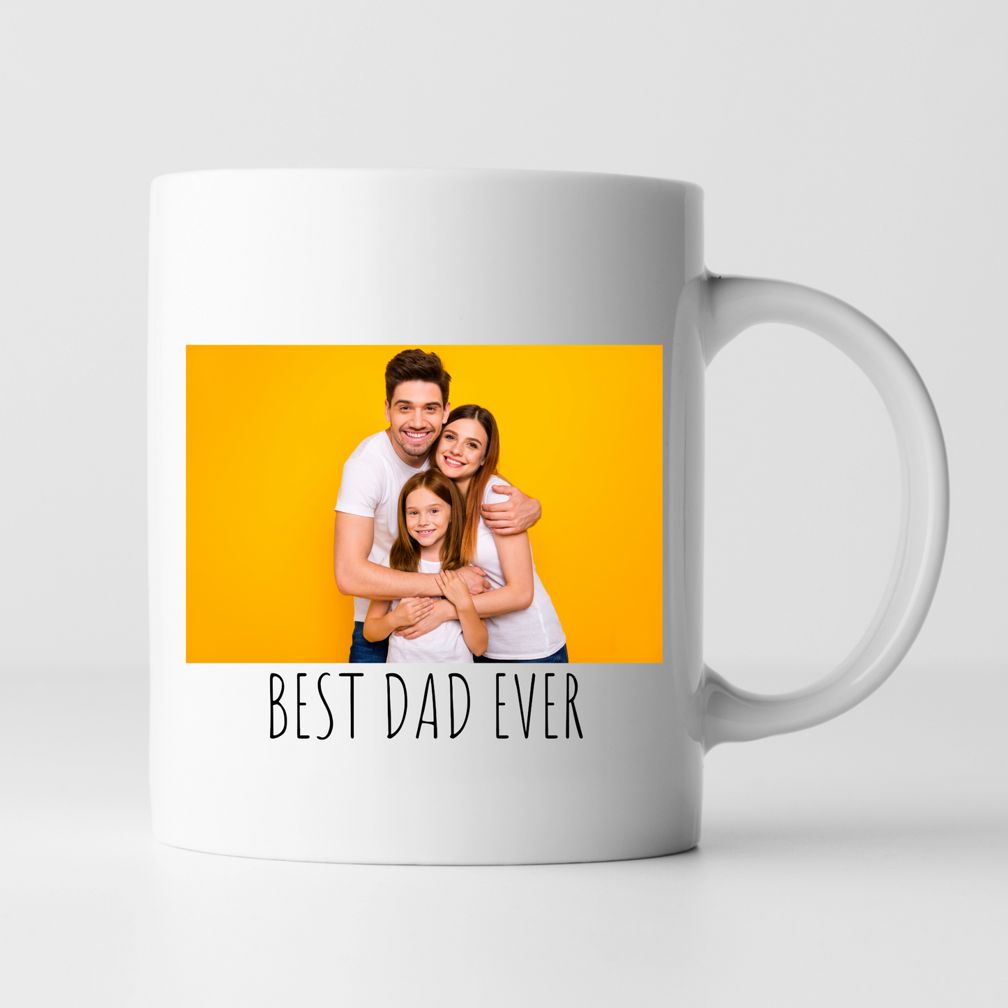 Custom Fathers Day Mug Personalized  With Picture Photo 11oz Cups Gifts by SEC Apparel