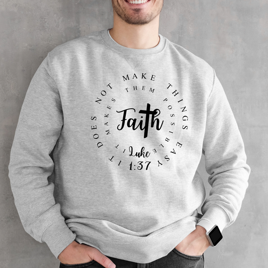 Religious Sweatshirt Hoodie | Unisex | SEC Apparel | Faith